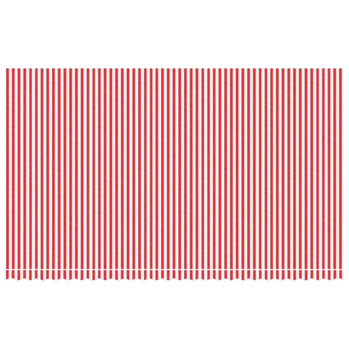 Pânză copertină de rezervă, dungi roșii și albe, 6x3,5 m - WALTI WALTI