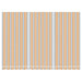 Pânză de rezervă copertină, dungi multicolore, 4,5x3 m - WALTI WALTI