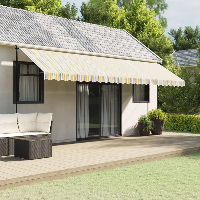 Pânză de rezervă copertină, dungi multicolore, 6x3,5 m WALTI