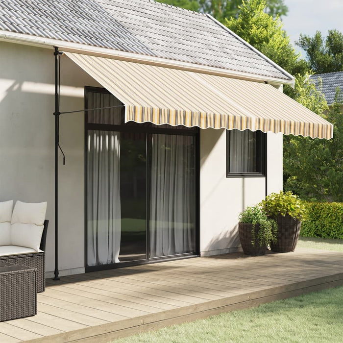 Pânză de rezervă copertină, dungi multicolore, 4x3 m - WALTI WALTI