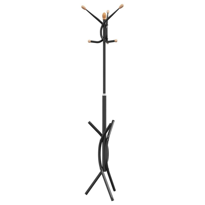 Cuier de haine, negru, 176 cm, fier vopsit electrostatic - WALTI WALTI