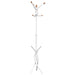 Cuier de haine, alb, 176 cm, fier vopsit electrostatic - WALTI WALTI