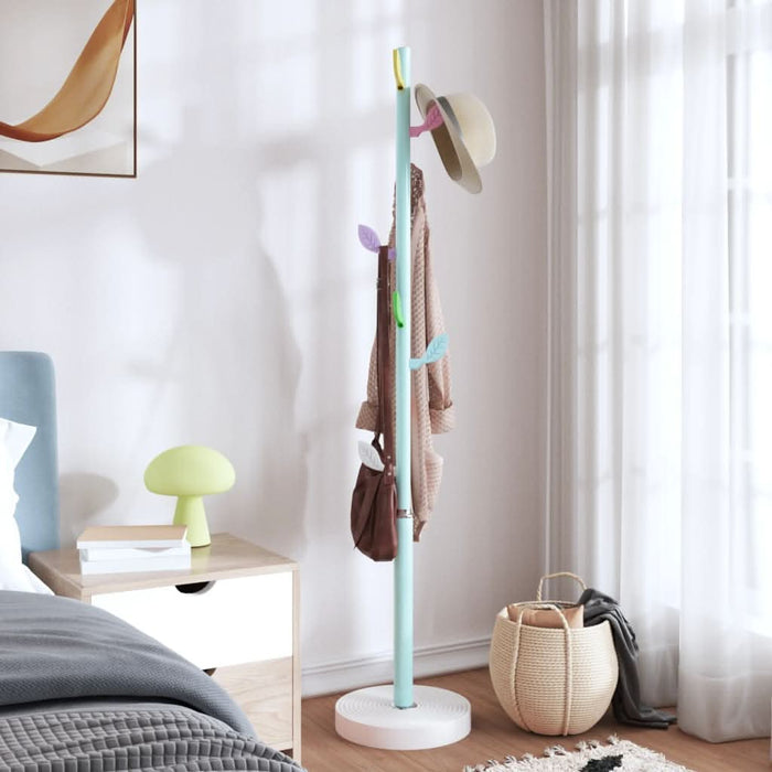 Cuier de haine, albastru, 172 cm, fier vopsit electrostatic - WALTI WALTI