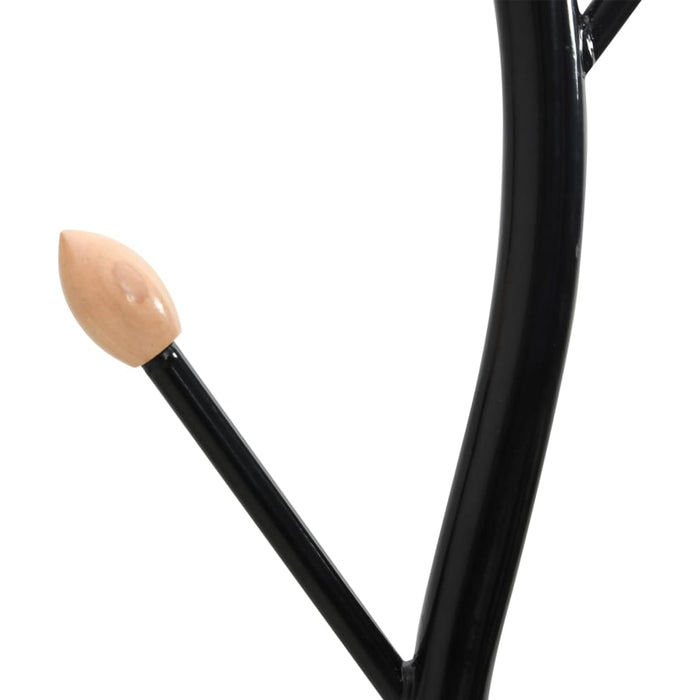 Cuier de haine, negru, 177 cm, fier vopsit electrostatic - WALTI WALTI