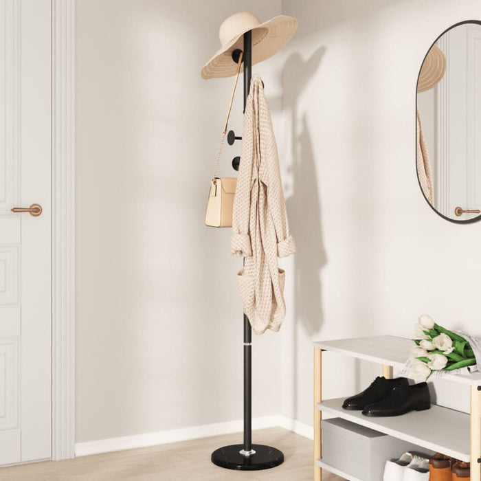 Cuier de haine, negru, 176 cm, fier vopsit electrostatic - WALTI WALTI