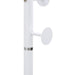 Cuier de haine, alb, 176 cm, fier vopsit electrostatic - WALTI WALTI