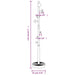 Cuier de haine, albastru, 172 cm, fier vopsit electrostatic - WALTI WALTI