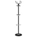 Cuier cu suport umbrelă, negru 180 cm fier vopsit electrostatic - WALTI WALTI
