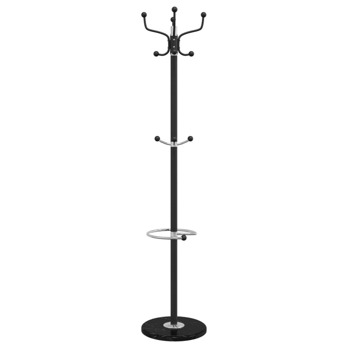 Cuier cu suport umbrelă, negru 180 cm fier vopsit electrostatic - WALTI WALTI
