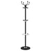 Cuier cu suport umbrelă, negru 180 cm fier vopsit electrostatic - WALTI WALTI