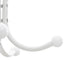 Cuier cu suport umbrelă, alb, 180 cm, fier vopsit electrostatic - WALTI WALTI
