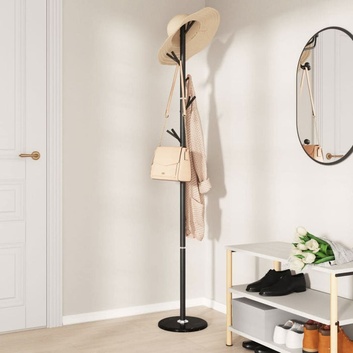 Cuier de haine, negru, 175 cm, fier vopsit electrostatic - WALTI WALTI