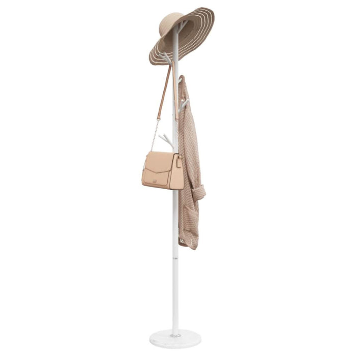 Cuier de haine, alb, 175 cm, fier vopsit electrostatic - WALTI WALTI