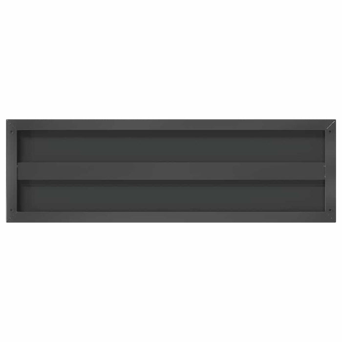Rafturi de perete, 2 buc. 75x23,5 cm negru oțel inoxidabil - WALTI WALTI