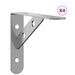 Suporturi rafturi, 4 buc., 15x2,5x11,5 cm argintiu oțel inox. - WALTI WALTI