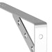 Suporturi rafturi, 4 buc., 23,5x2,5x15,5 cm argintiu oțel inox. - WALTI WALTI