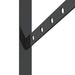 Suporturi rafturi 4 buc. 30x2,5x15,5 cm negru oțel inoxidabil - WALTI WALTI