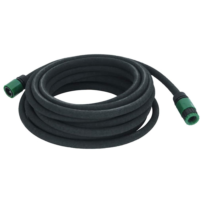 Furtun poros de grădină, negru, 0,6", 10 m, cauciuc - WALTI WALTI