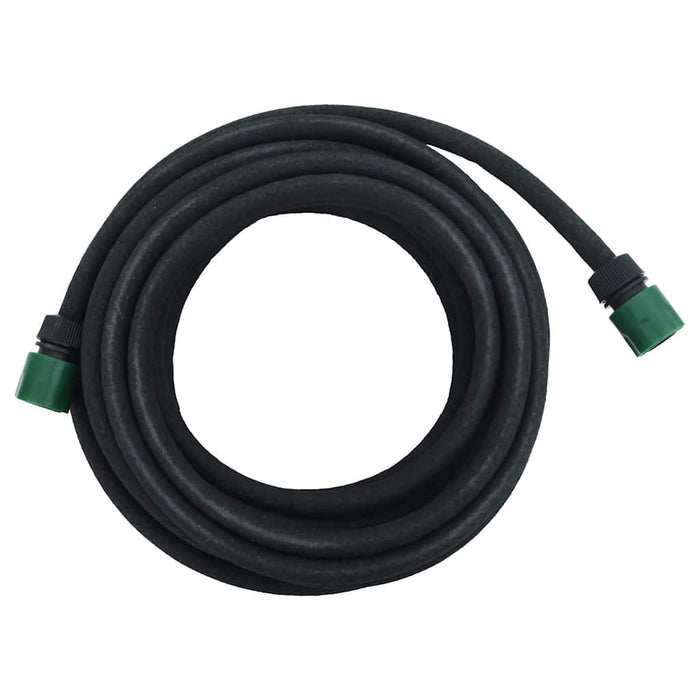Furtun poros de grădină, negru, 0,6", 10 m, cauciuc - WALTI WALTI