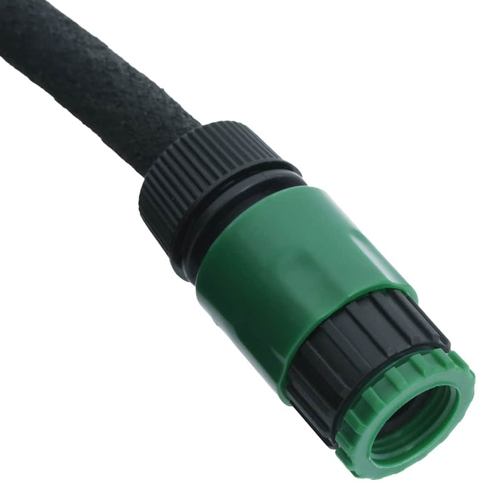 Furtun poros de grădină, negru, 0,6", 10 m, cauciuc - WALTI WALTI
