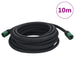 Furtun poros de grădină, negru, 0,6", 10 m, cauciuc - WALTI WALTI