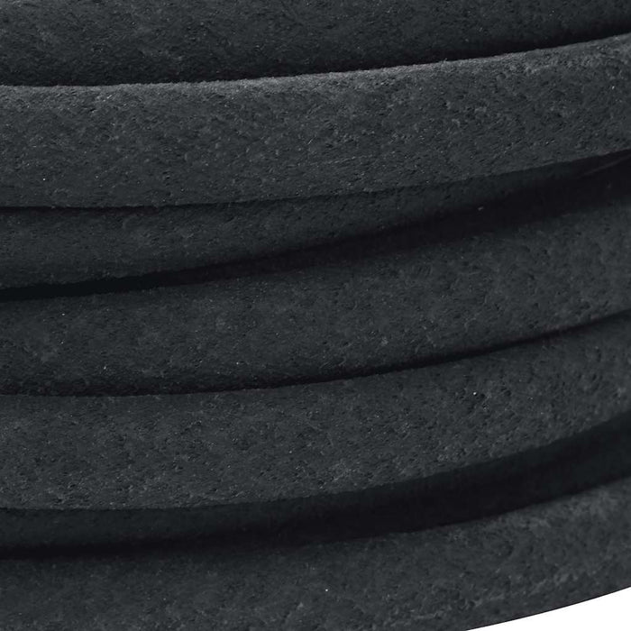 Furtun poros de grădină, negru, 0,6", 10 m, cauciuc - WALTI WALTI