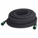 Furtun poros de grădină, negru, 0,6", 25 m, cauciuc - WALTI WALTI
