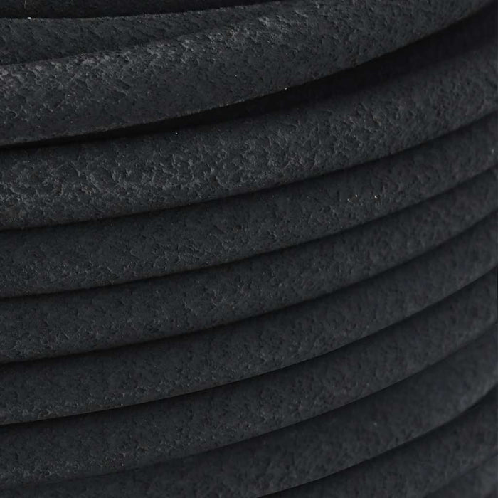 Furtun poros de grădină, negru, 0,6", 100 m, cauciuc - WALTI WALTI