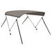 Parasolar barcă Bimini cu 2 arcuri, gri, 150x120x110 cm - WALTI WALTI