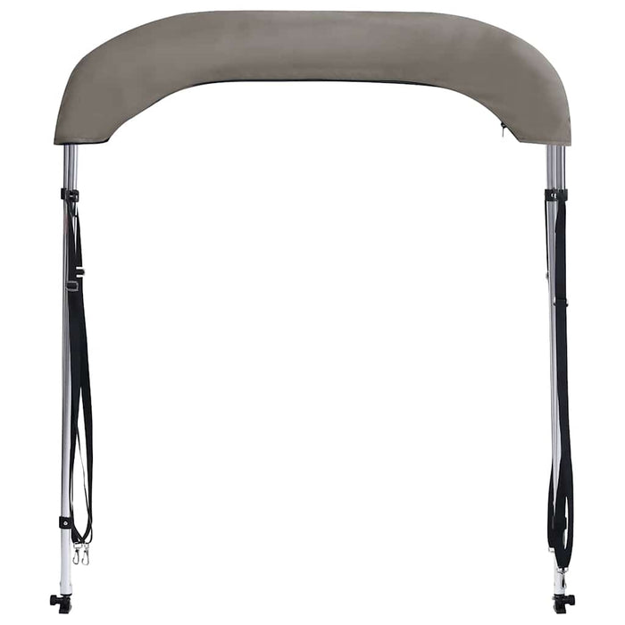 Parasolar barcă Bimini cu 2 arcuri, gri, 150x120x110 cm - WALTI WALTI