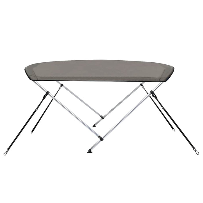 Parasolar barcă Bimini cu 2 arcuri, gri, 150x120x110 cm - WALTI WALTI