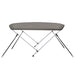 Parasolar barcă Bimini cu 2 arcuri, gri, 150x120x110 cm - WALTI WALTI