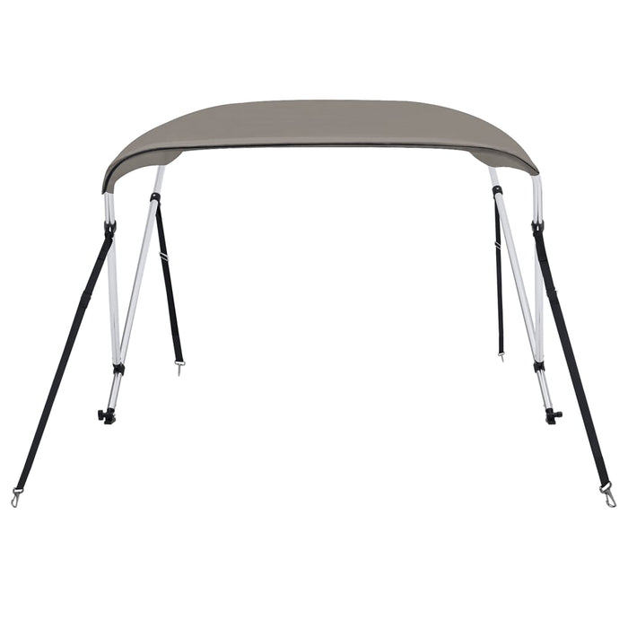 Parasolar barcă Bimini cu 2 arcuri, gri, 180x150x110 cm - WALTI WALTI