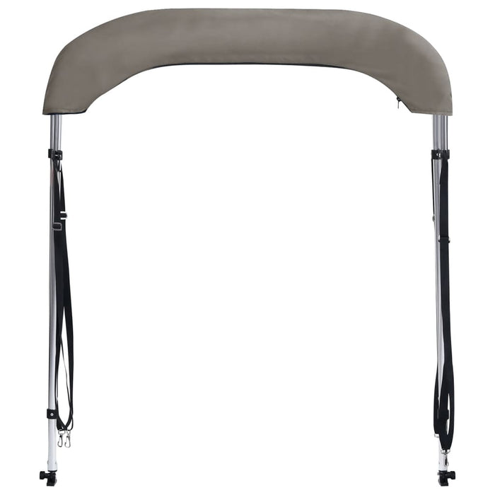 Parasolar barcă Bimini cu 2 arcuri, gri, 180x150x110 cm - WALTI WALTI