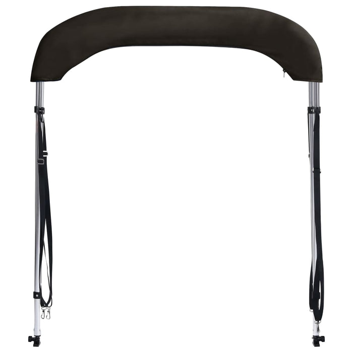 Parasolar barcă Bimini cu 2 arcuri, negru, 150x120x110 cm - WALTI WALTI