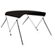 Parasolar barcă Bimini cu 2 arcuri, negru, 180x130x110 cm - WALTI WALTI