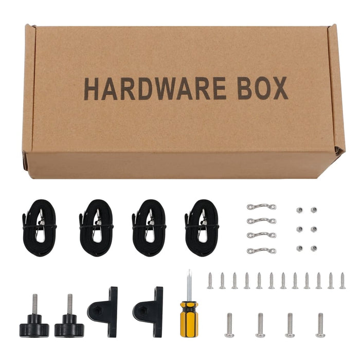 Parasolar barcă Bimini cu 2 arcuri, negru, 180x150x110 cm - WALTI WALTI