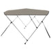 Parasolar barcă Bimini cu 3 arcuri, gri, 183x140x137 cm - WALTI WALTI