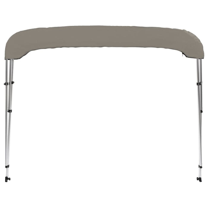 Parasolar barcă Bimini cu 3 arcuri, gri, 183x160x137 cm - WALTI WALTI