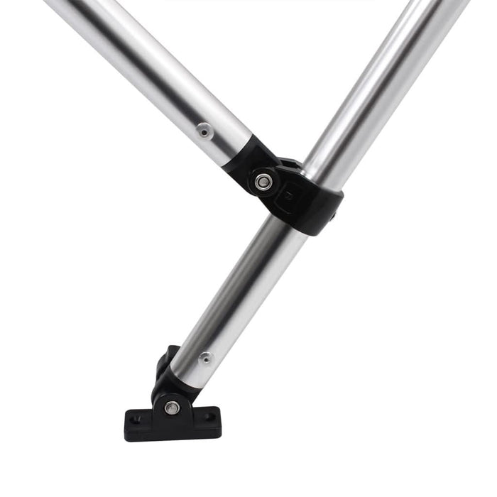 Parasolar barcă Bimini cu 3 arcuri, gri, 183x160x137 cm - WALTI WALTI