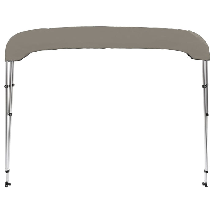 Parasolar barcă Bimini cu 3 arcuri, gri, 183x180x137 cm - WALTI WALTI