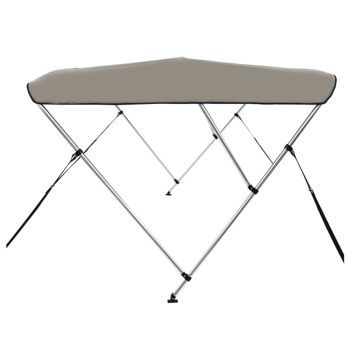 Parasolar barcă Bimini cu 3 arcuri, gri, 183x180x137 cm - WALTI WALTI
