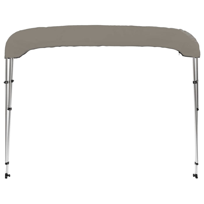 Parasolar barcă Bimini cu 3 arcuri, gri, 183x196x137 cm - WALTI WALTI