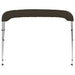 Parasolar barcă Bimini cu 3 arcuri, negru, 183x140x137 cm - WALTI WALTI