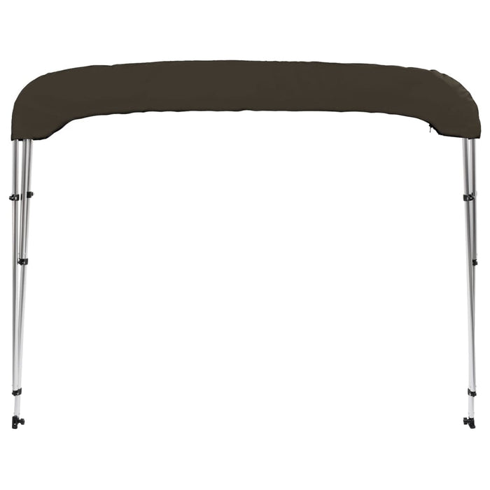 Parasolar barcă Bimini cu 3 arcuri, negru, 183x160x137 cm - WALTI WALTI