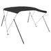 Parasolar barcă Bimini cu 3 arcuri, negru, 183x180x137 cm - WALTI WALTI