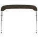Parasolar barcă Bimini cu 3 arcuri, negru, 183x180x137 cm - WALTI WALTI
