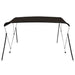 Parasolar barcă Bimini cu 3 arcuri, negru, 183x196x137 cm - WALTI WALTI