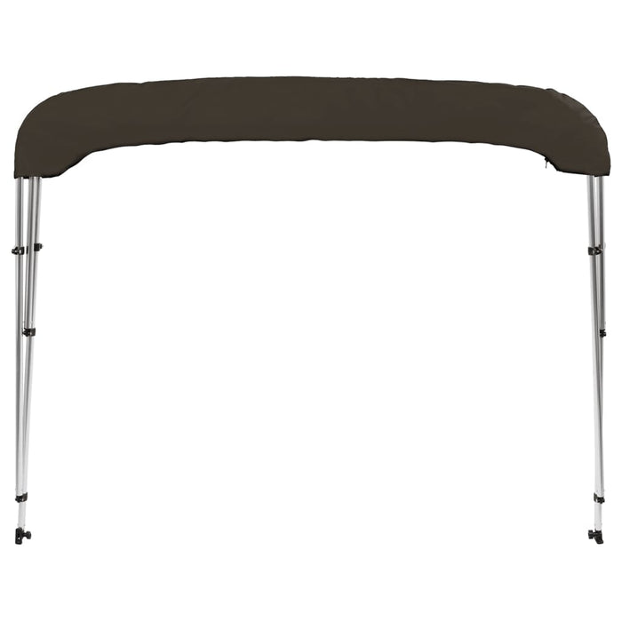Parasolar barcă Bimini cu 3 arcuri, negru, 183x196x137 cm - WALTI WALTI