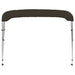 Parasolar barcă Bimini cu 3 arcuri, negru, 183x196x137 cm - WALTI WALTI